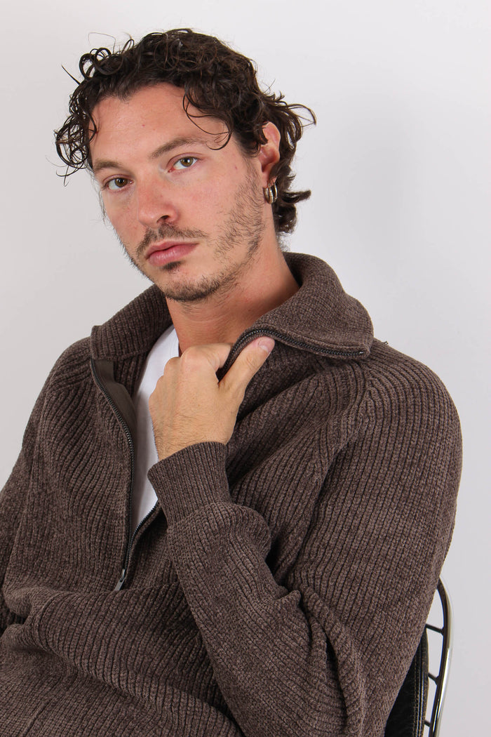 Collo Alto Costa Inglese Brown-7