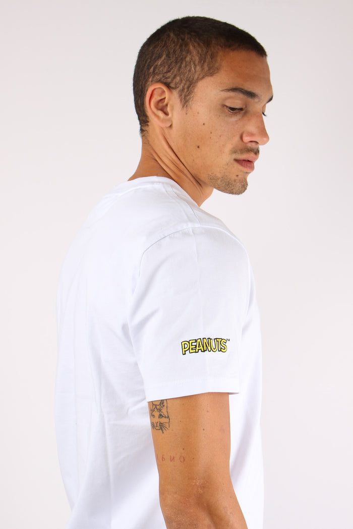 T-shirt Logo Laterale Bianco-6