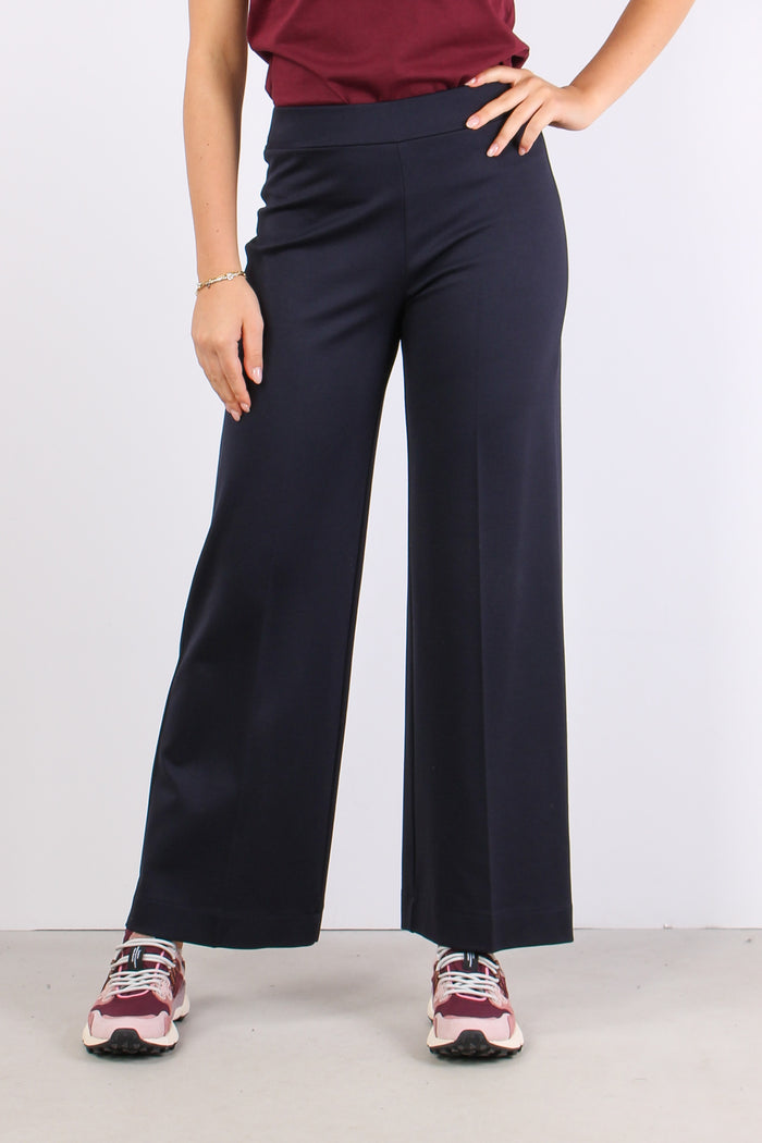 Pantalone Punto Milano Diagona Blu-2