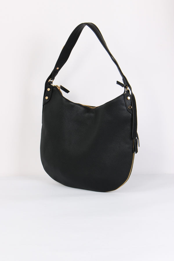 Mezzaluna Saffiano Nero-2