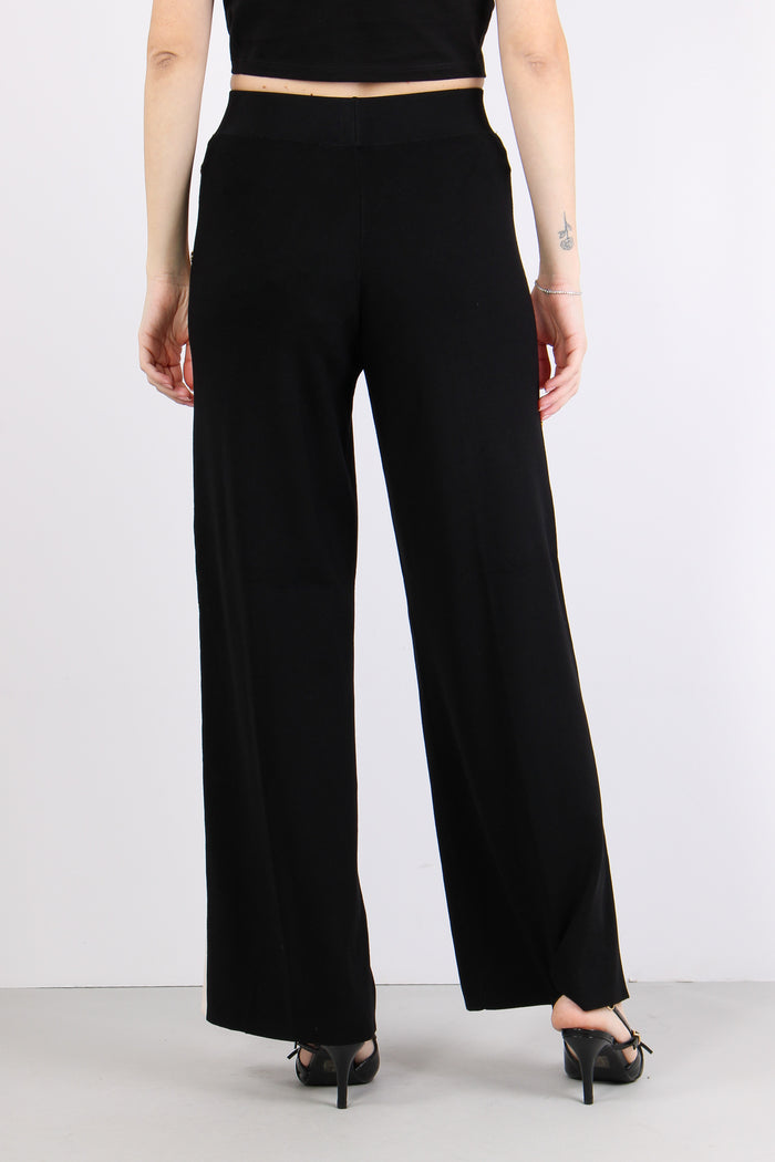 Pantalone Palazzo Maglia Argilla/burro-5