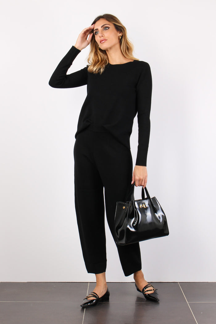 Dula Pantalone Maglia Nero