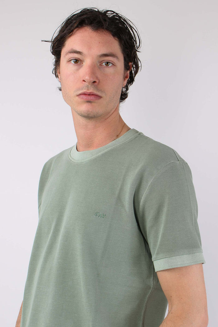 T-shirt Piquet Salvia-7