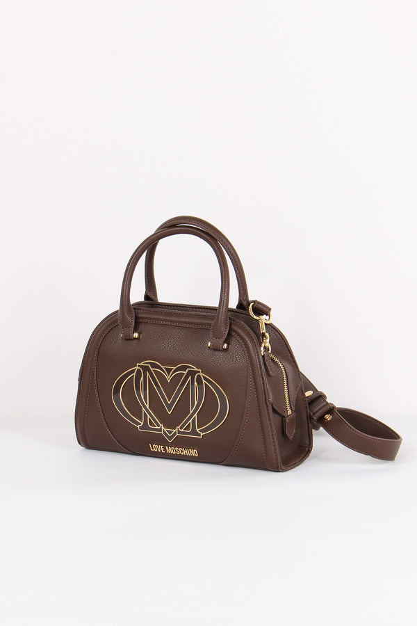 Bauletto Maxi Logo Placca Testa Di Moro-2