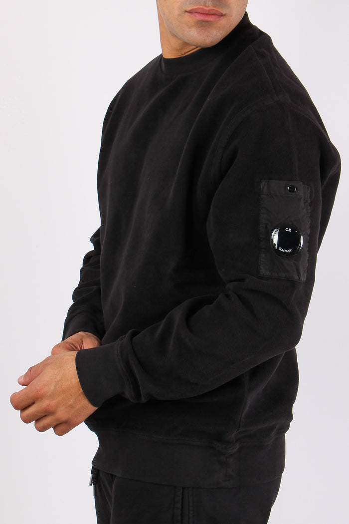 Felpa Girocollo Black-5