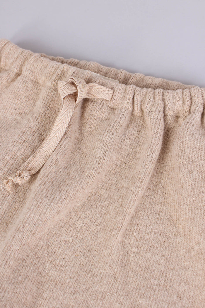 Pantalone Caldo Cotone Miele-3