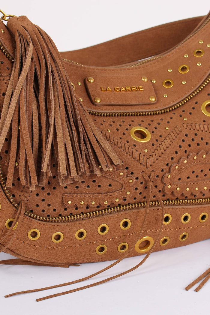 Mezzaluna Suede Jungle Cuoio-9