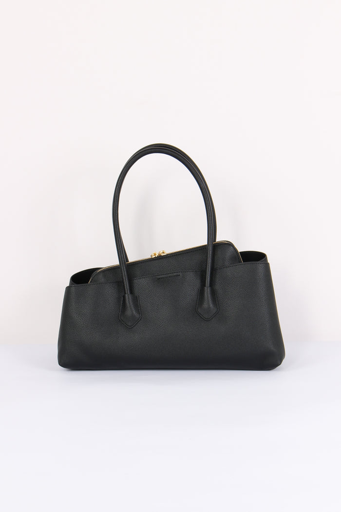 Maxi Shopping Asimmetrica Nero-3