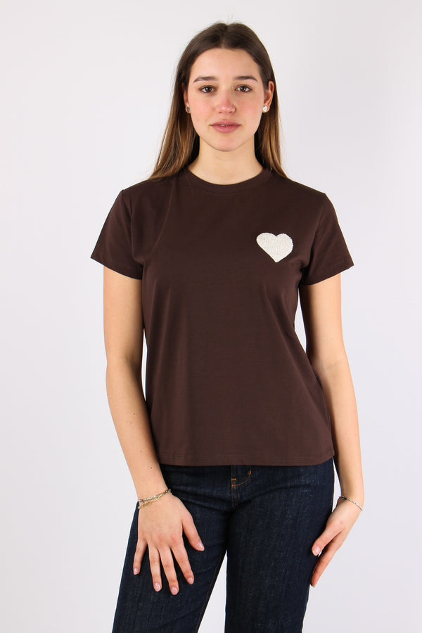 T-shirt Patch Cuore Moro-2