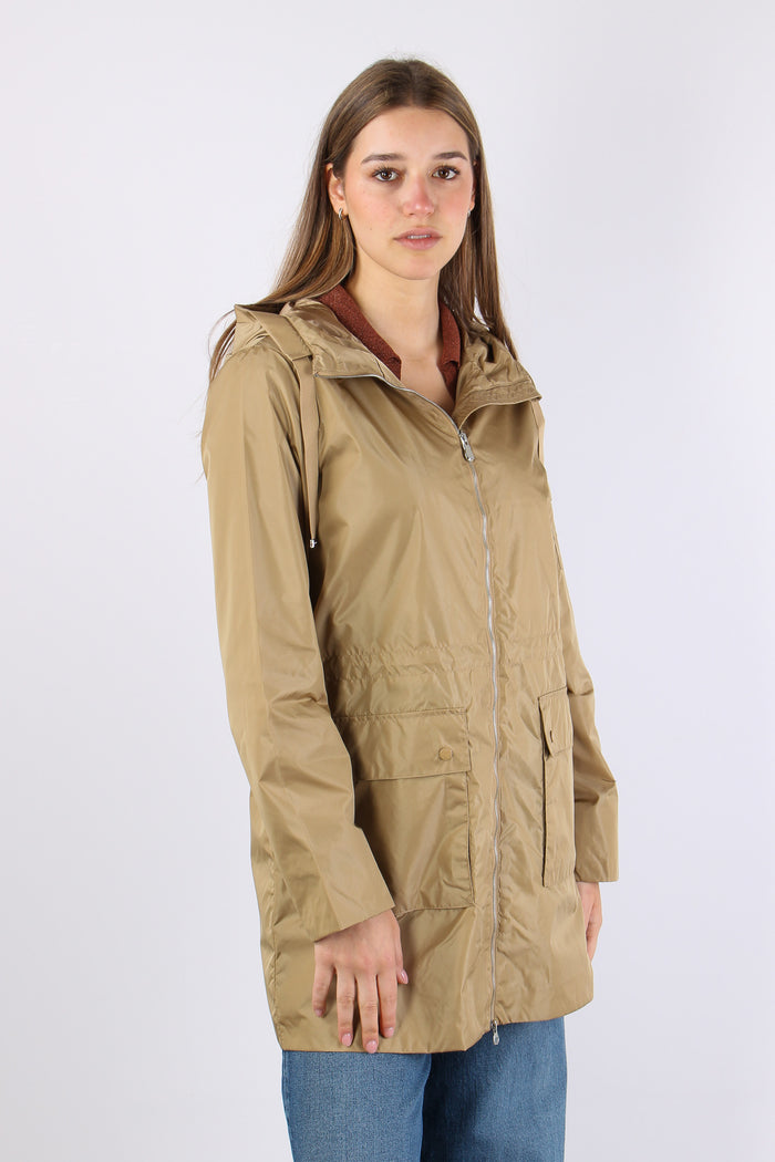 Diletta Parka Nylon Tasca Topp Stardust Beige-7