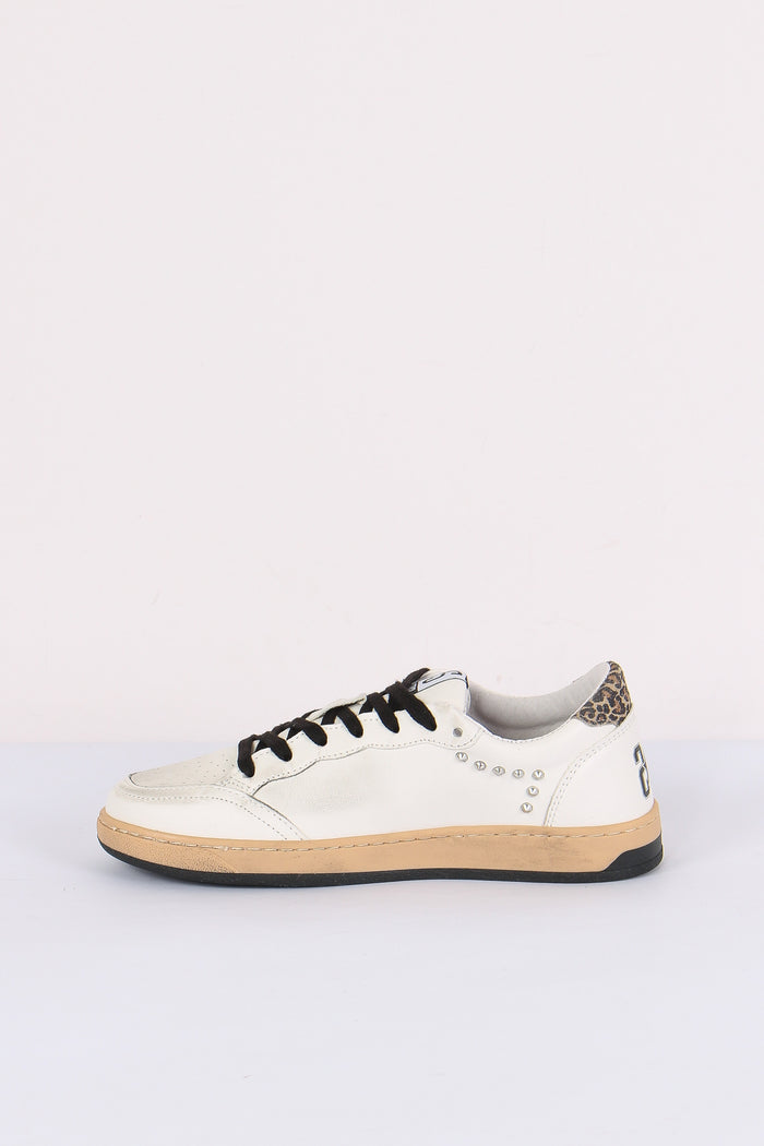 Sneakers Week Animalier Borchie Bianco/leopard-5