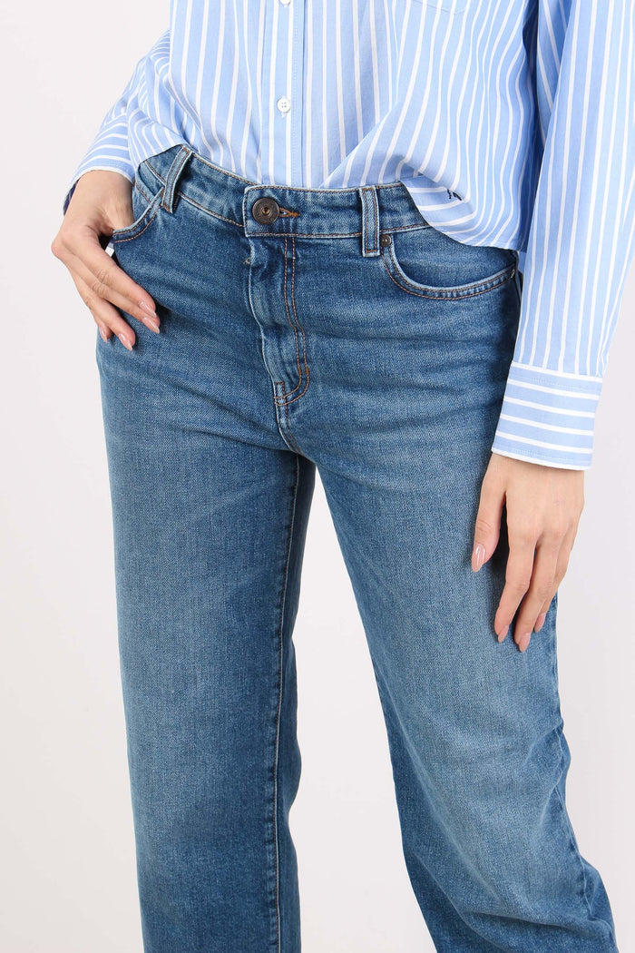 Wkdargento Denim Sigaretta Indaco Medio-9