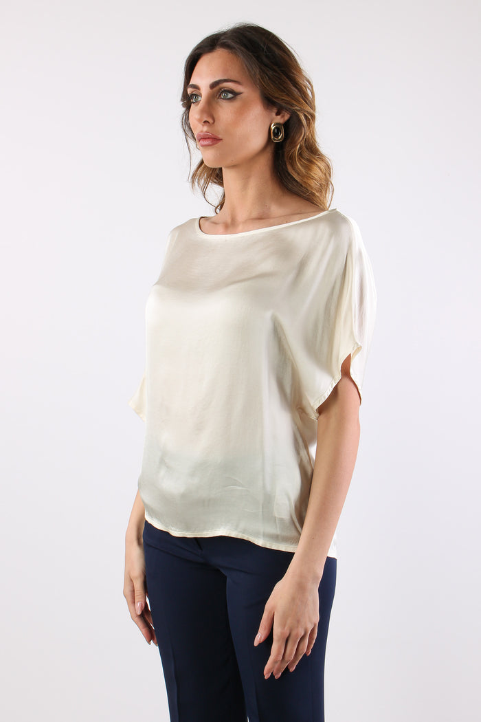 Blusa Asimmetrica Off White-3