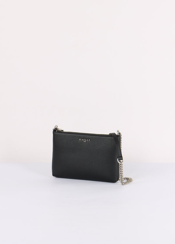 Mini Pochette Tracolla Bottalata Nero-2