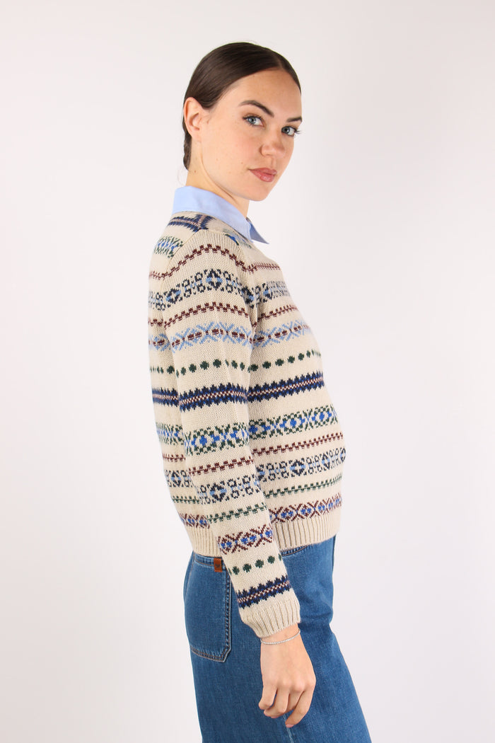Quirite Maglia Fantasia Fairisle Work-7
