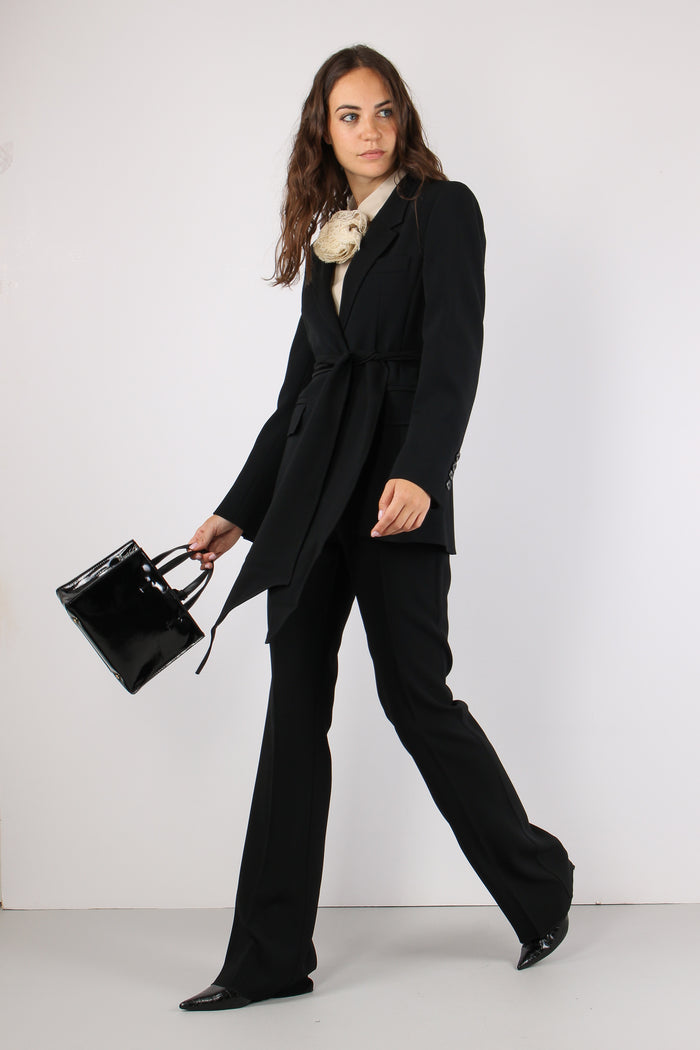 Mllottone Giacca Crepe Nero