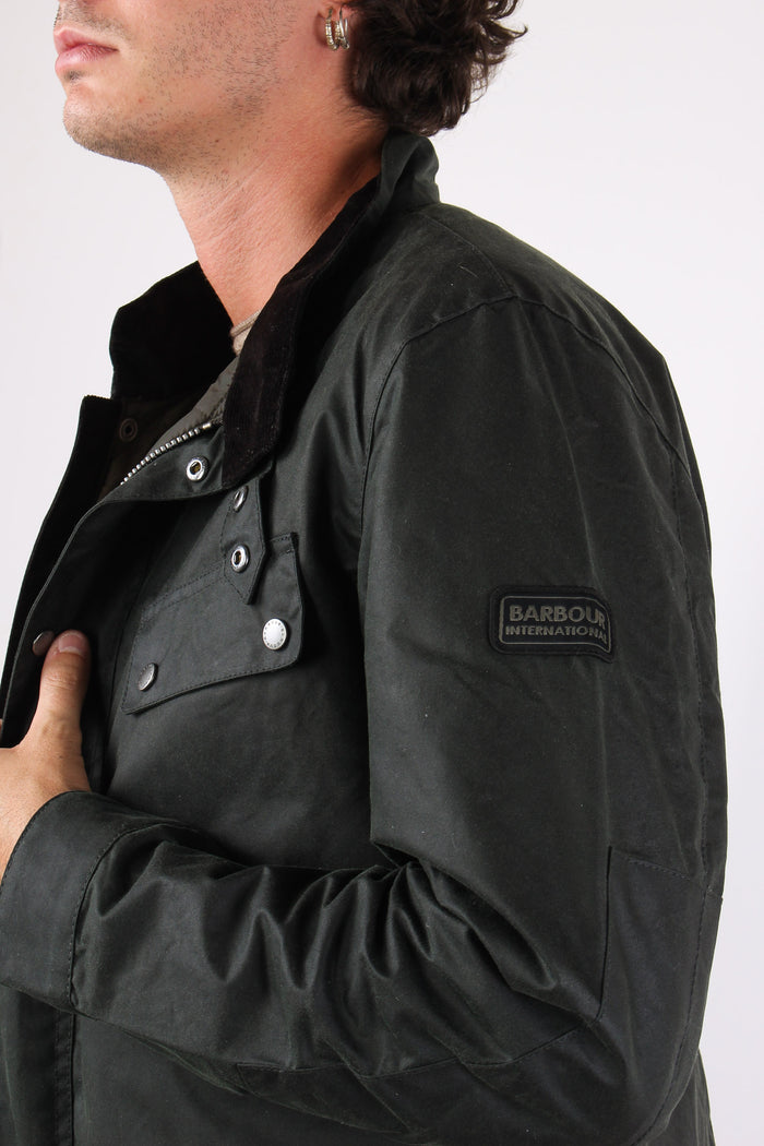 Duke Wax Jacket Sage-7