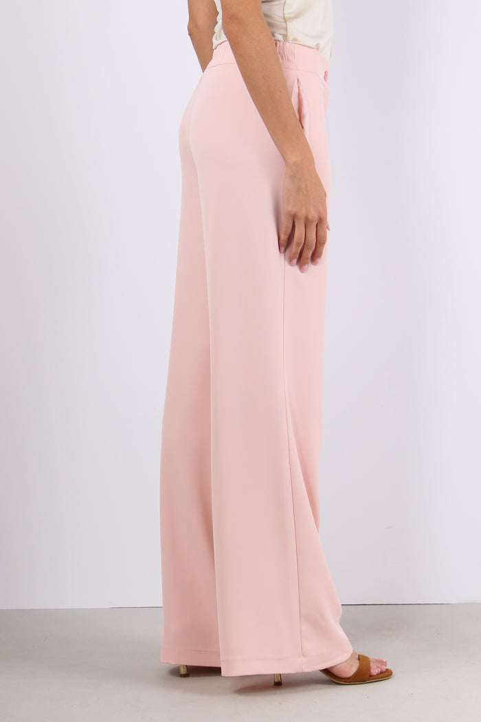 Pantalone Gamba Dritta Fluido Cipria-6