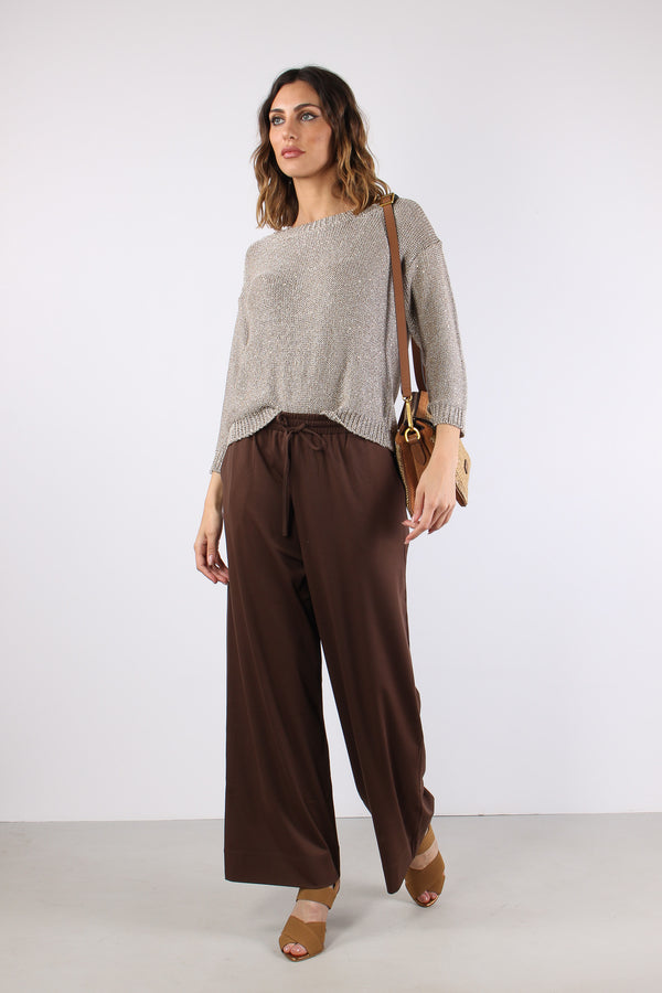 Gelada Maglia M/l Lurex Sand