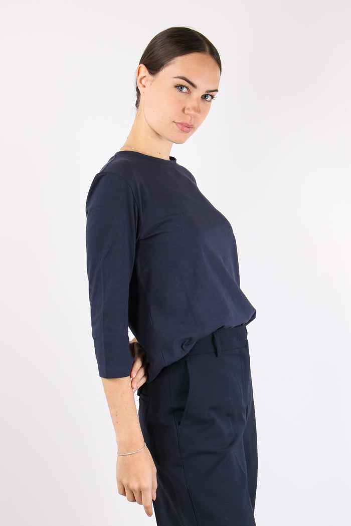 Multia Maglia Manica 3/4 Blu-6