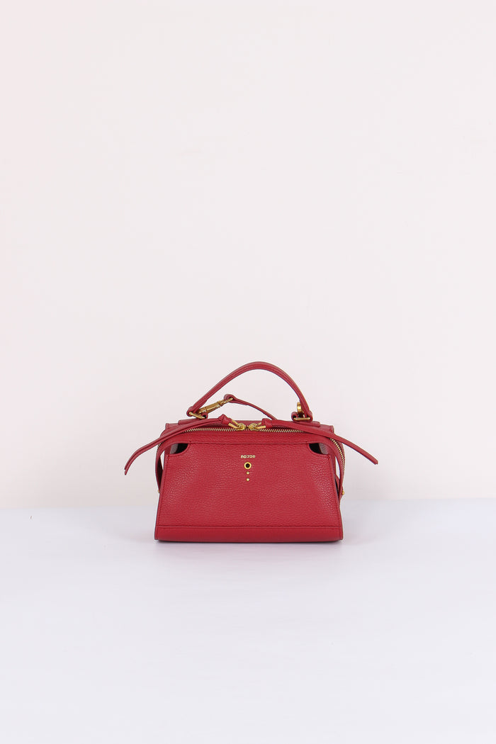 Mini Trapezio Pelle Martellata Blood