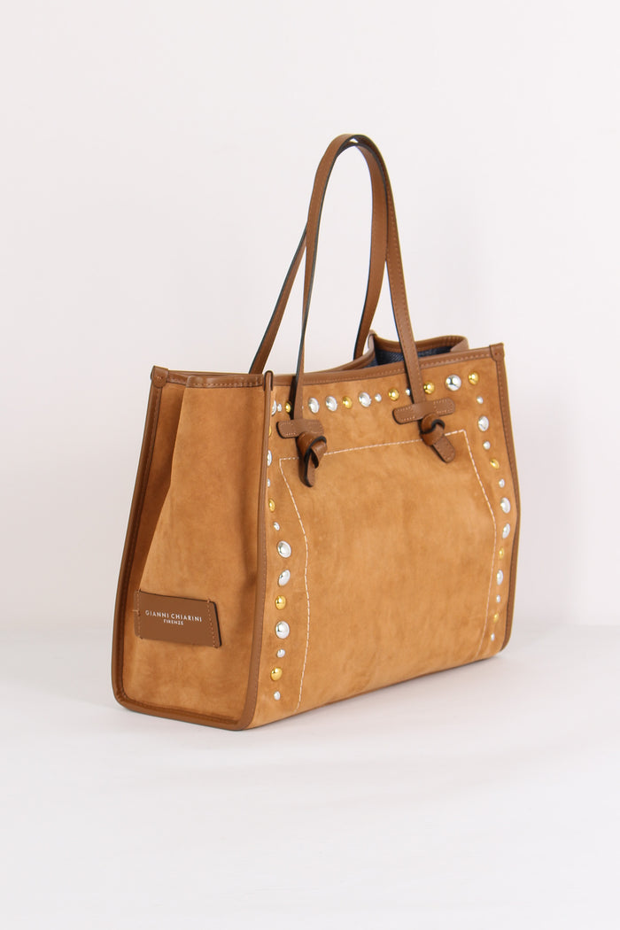 Shopping Inserto Borchie Caramello-6