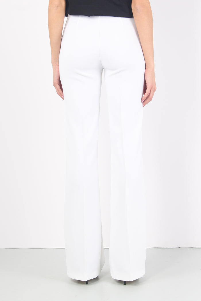 Hulka Pantalone Crepe White-3