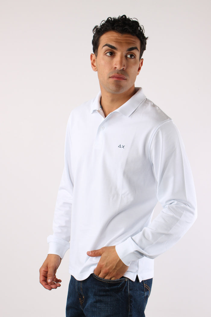 Polo M/l Basica Bianco-3