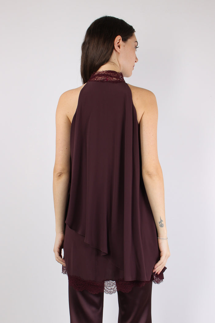 Mirtillo Abito Crepe Pizzo Bordeaux-6