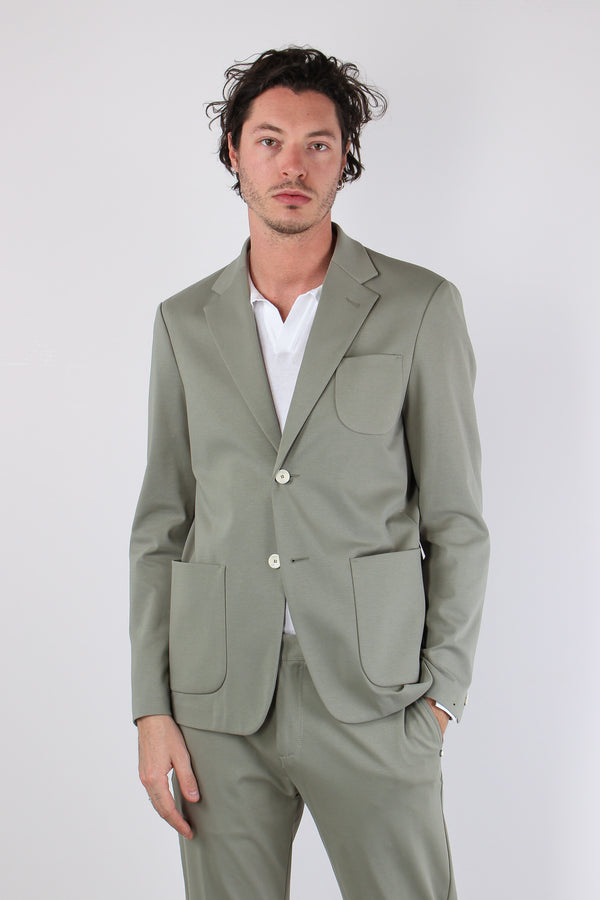 Cremino Giacca Punto Milano Salvia-2