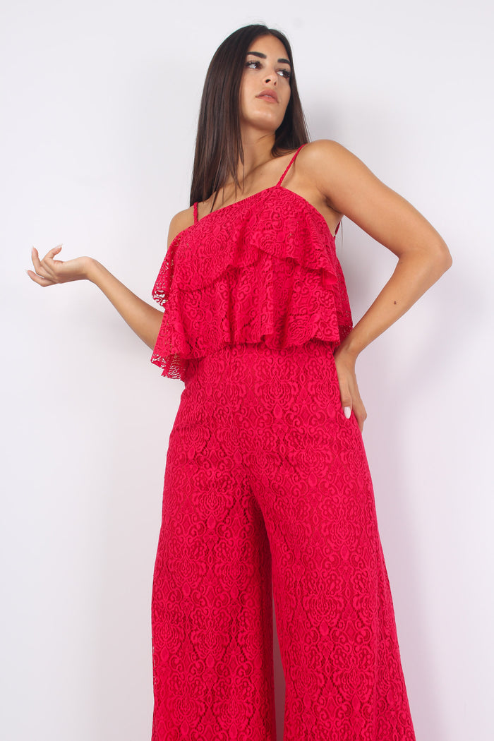 Pantalone Palazzo Pizzo Magenta-6