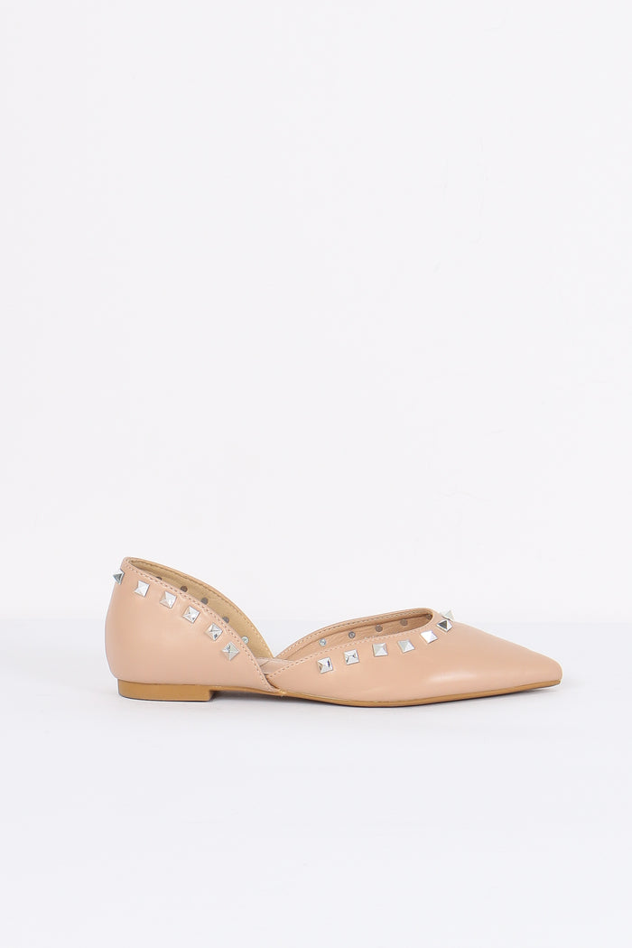 Ballerina Aperta Profilo Borch Beige