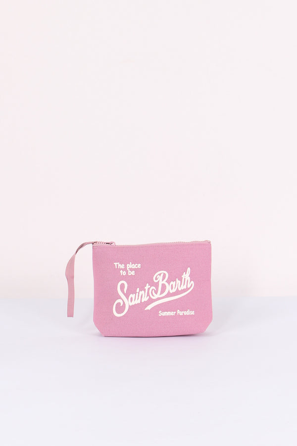 Aline Pochette Canvas Rosa