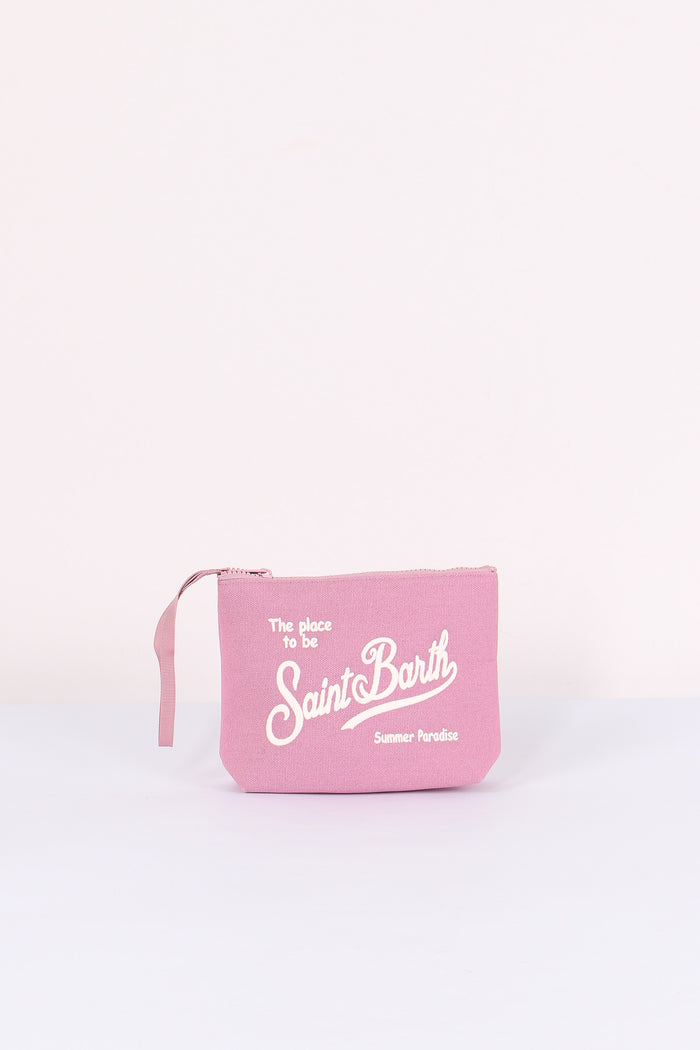 Aline Pochette Canvas Rosa