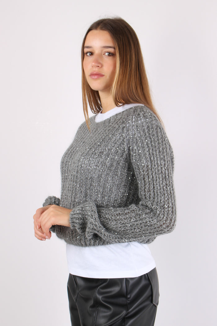 Maglia Mohair Paillettes Perla-3