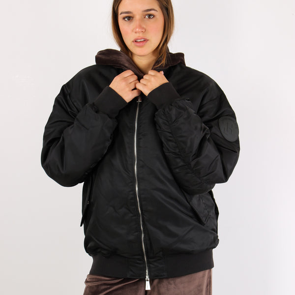 Bomber Piumino Nero-2