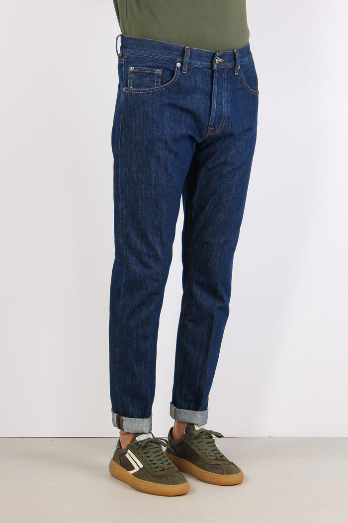 Icon Denim Regular Taglio Dritto Denim Scuro-6