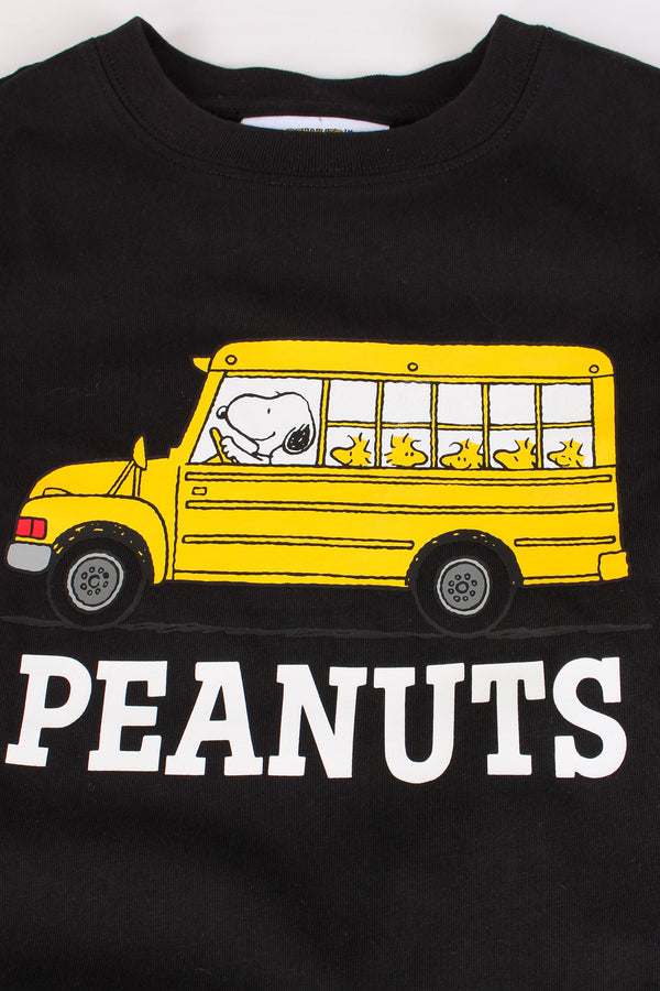 T-shirt Peanuts Stampa Nero-2