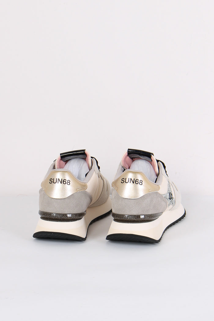 Sneaker Stargirl Glitter Logo Bianco-4