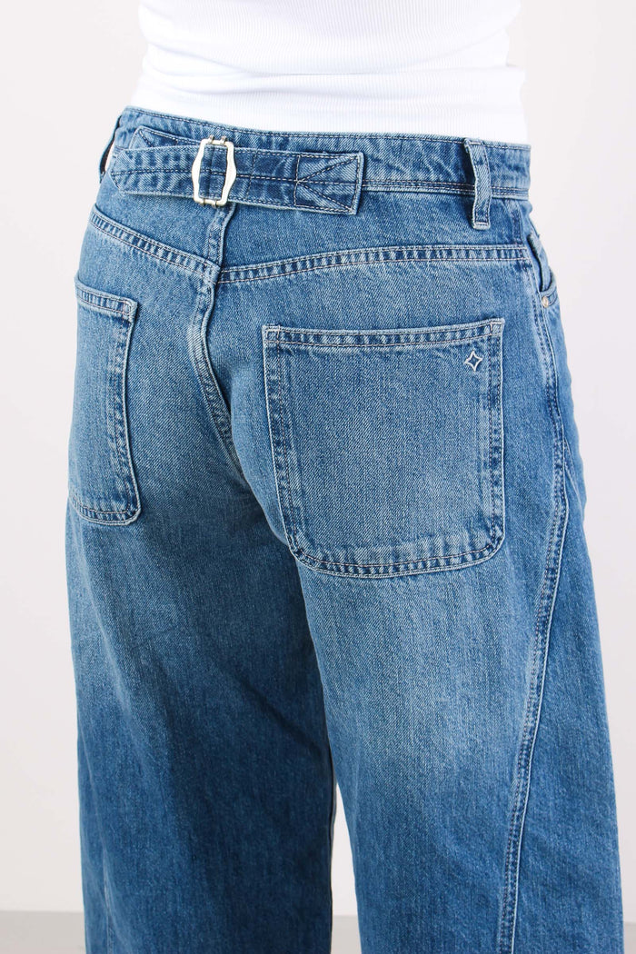 Denim Barrel Martingala Denim Chiaro-8