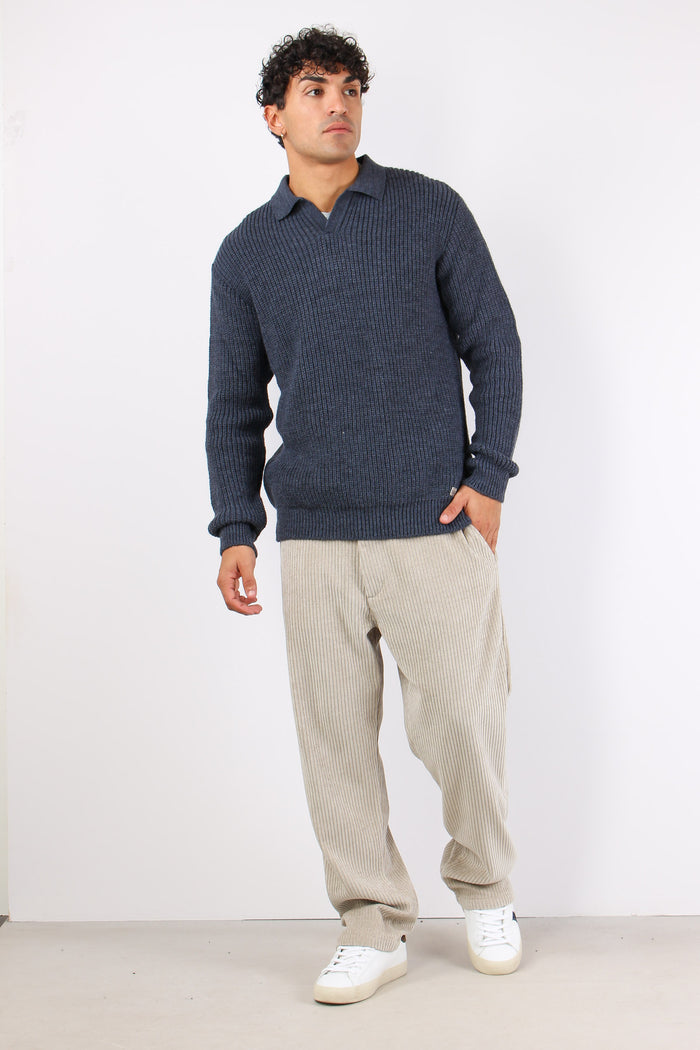 Maglia Polo Over Blu