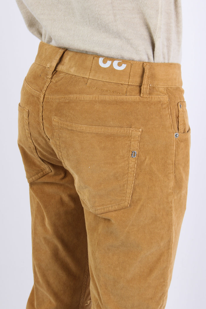 Icon Pantalone Velluto Milleri Bruciato-6