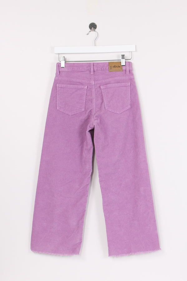 Pantalone Velluto Viola Chiaro-2