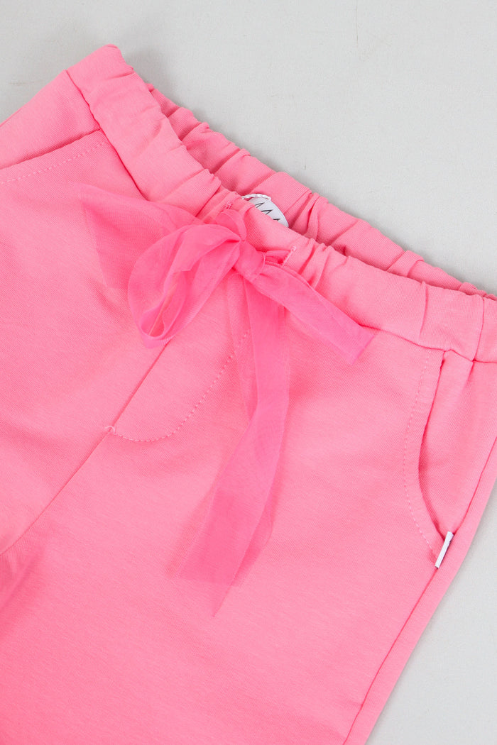 Pantalone Tuta Elastico Fuxia-4