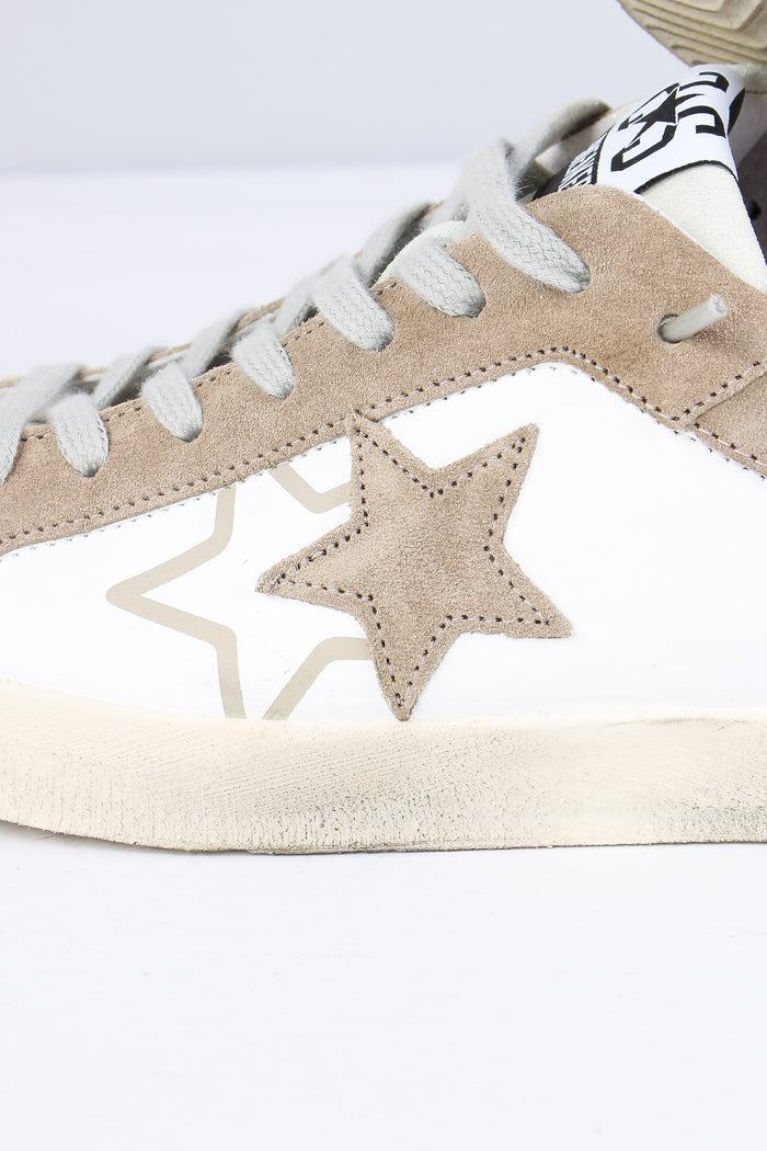 Sneakers Very Star Bianco/taupe-4