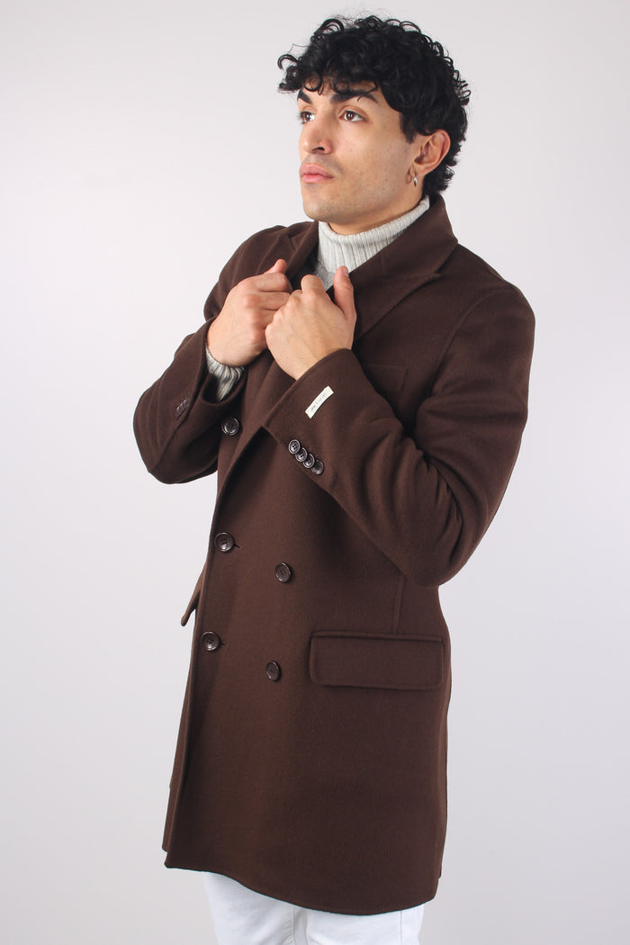 Gregorio Db Cappotto Doppiop Cioccolato-6