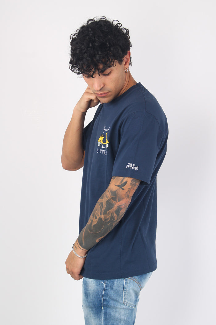 T-shirt Special Summer Blu Navy-3