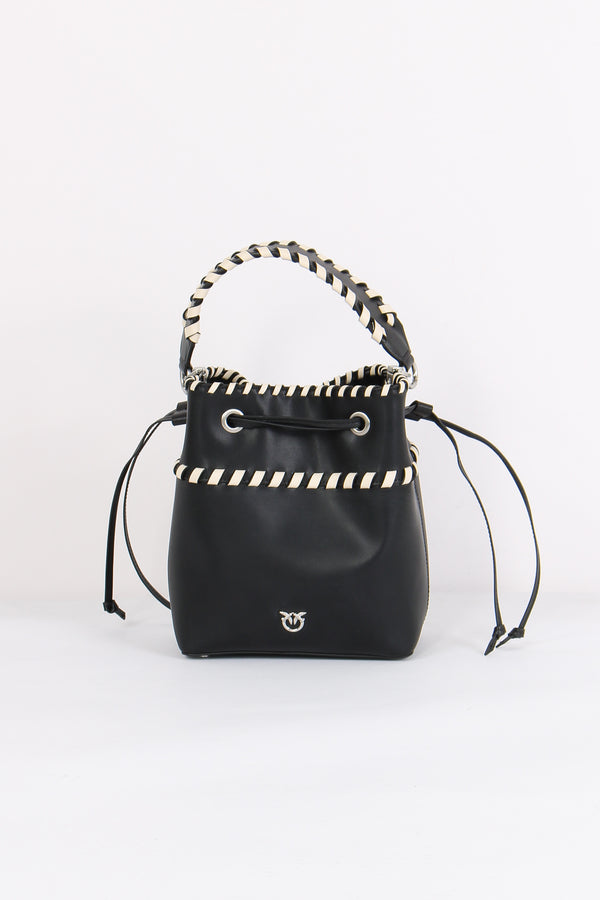 Secchiello Mini Impunture Nero/bianco