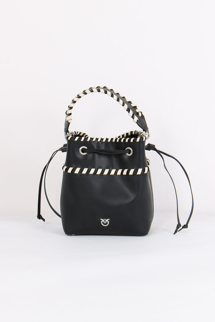 Secchiello Mini Impunture Nero/bianco