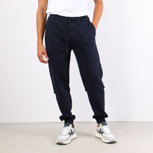 Pantalone Felpa Logo Blu-2